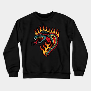 Snake fire Crewneck Sweatshirt